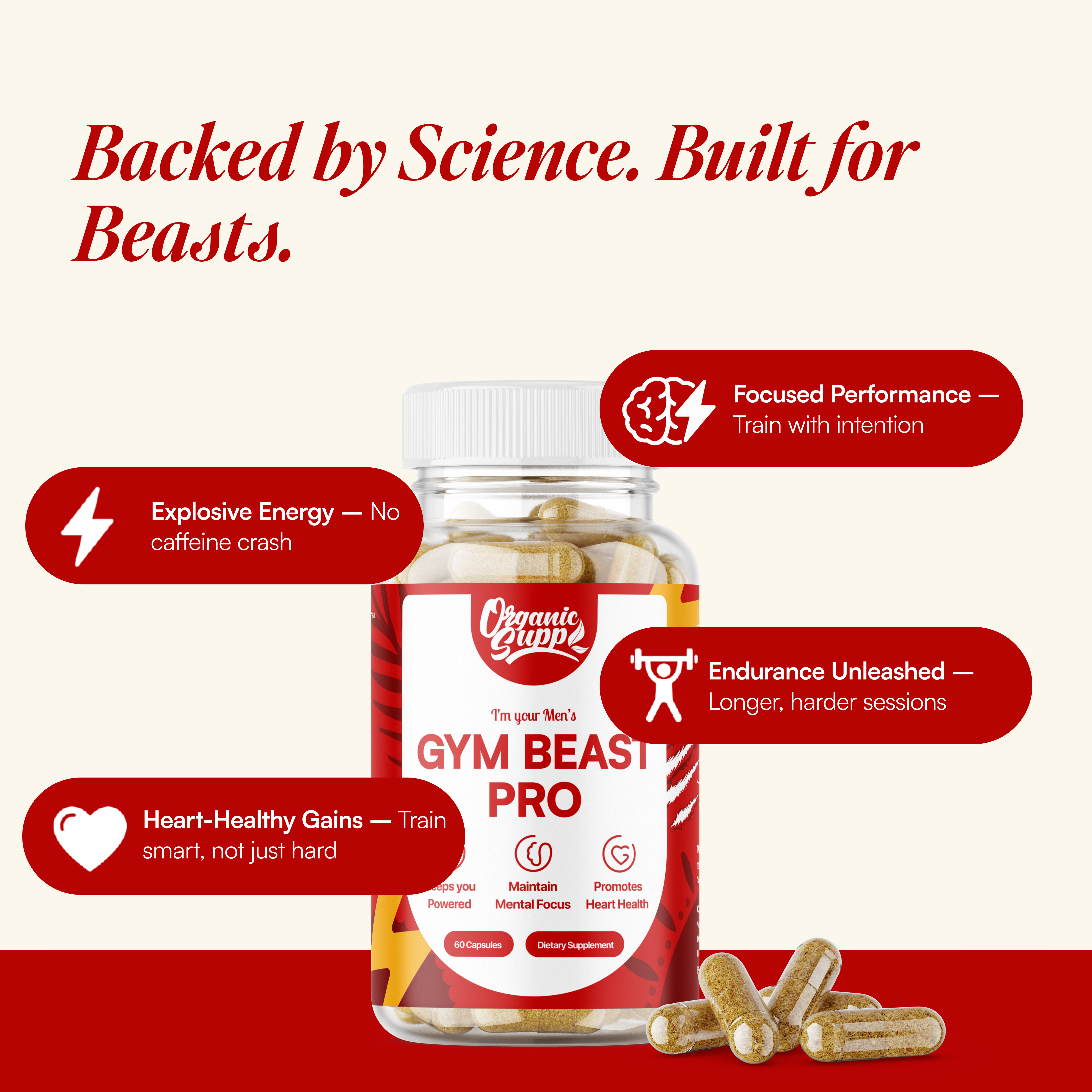 OrganicSupp Gym Beast Pro