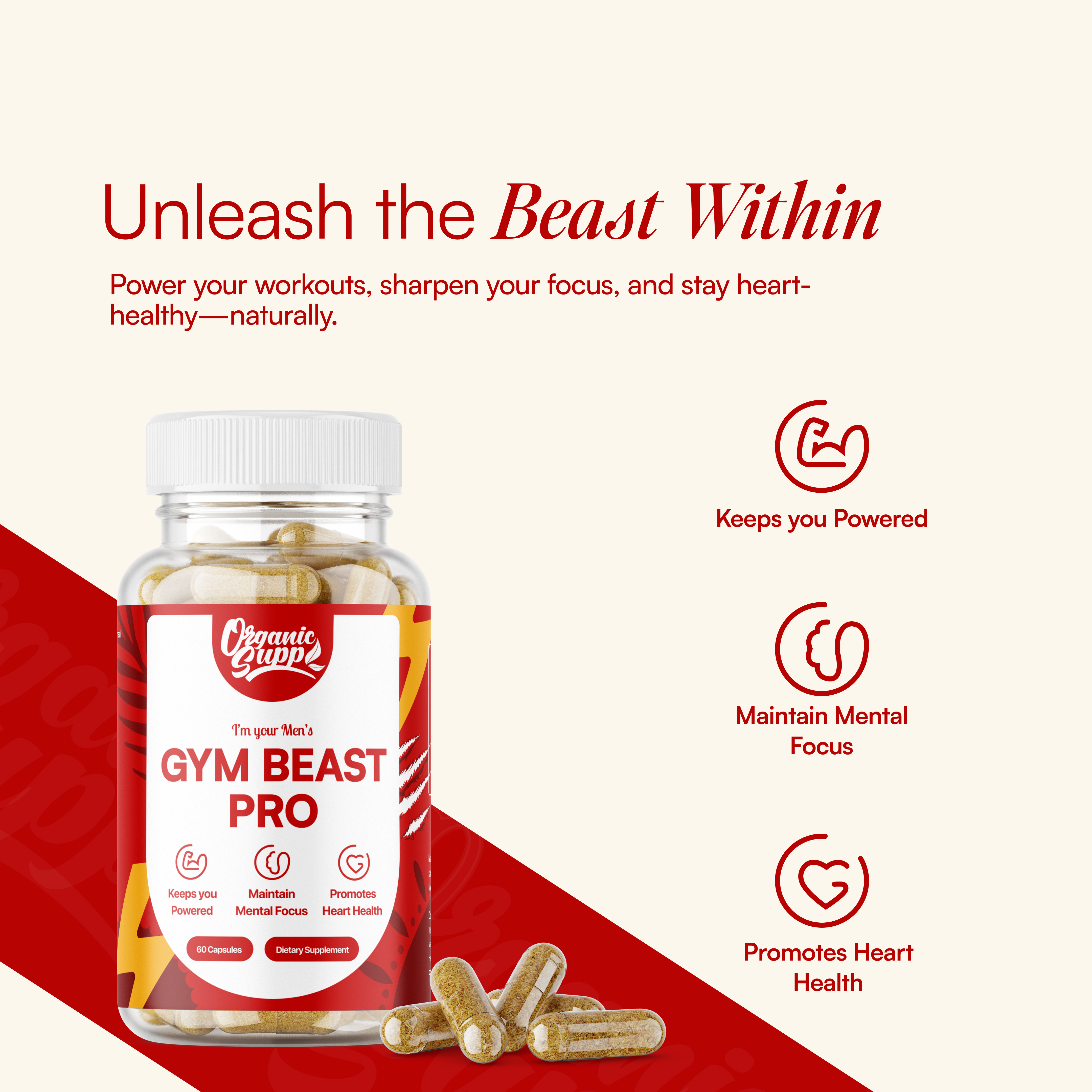 OrganicSupp Gym Beast Pro